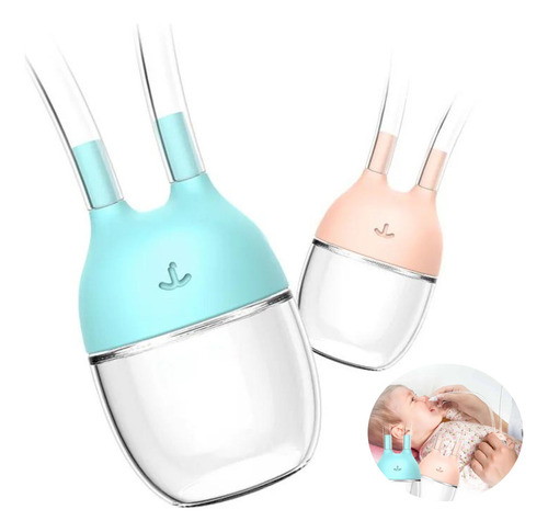 Aspirador Nasal Succionador Saca Mocos Con Filtro Bebe Niño Color Transparente