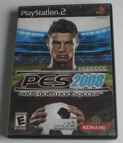 Jogo PES Pro Evolution Soccer 2008 Original - PS2 - Sebo dos Games - 10  anos!