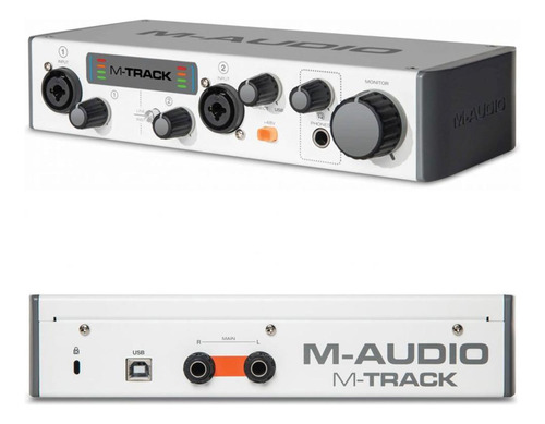 Interface Usb De Áudio M-audio Mtrackii M Track Ii