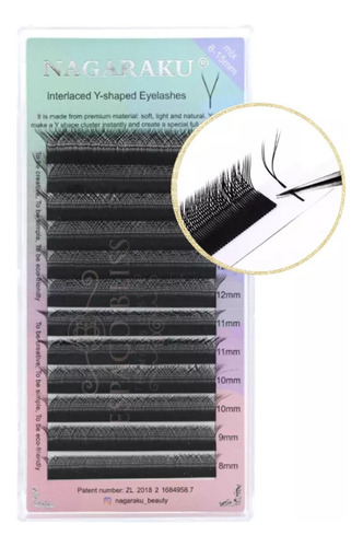 Cílios Nagaraku Volume Brasileiro Curvatura L Efeito Fox