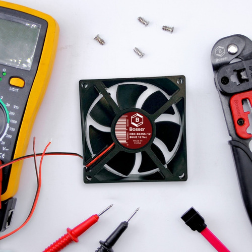 Imagen 7 de 9 de Pack X 10 Turbina Cooler Bosser 12v 3 Pulgadas 80x25 Mm Buje
