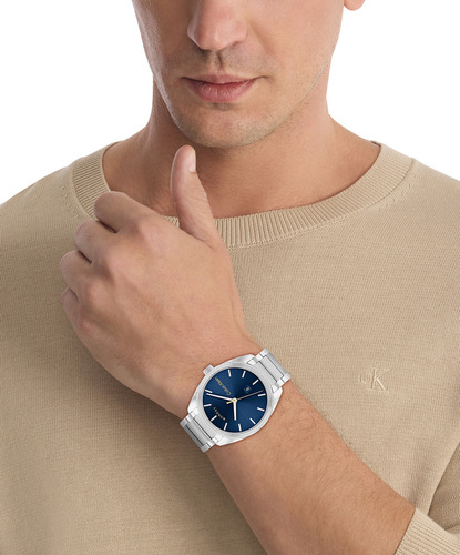 Reloj Calvin Klein Progress Hombre 25200446 Azul Plata