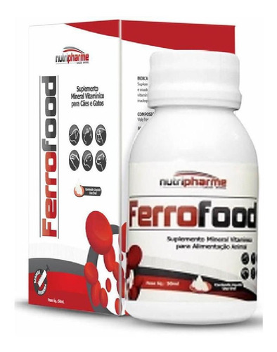 Suplemento Vitamínico Ferrofood 50ml  - Nutripharme