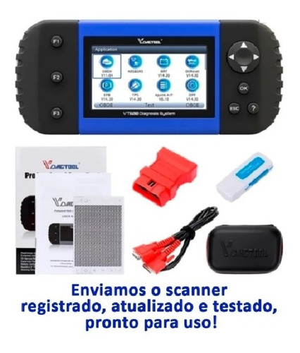  Vt600 Full Obd2 Scanner Automotivo Injeção Chave Cambio Af 