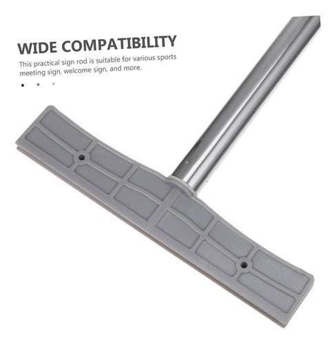 2pcs Handheld De Acero Inoxidable Titulares De 40 Cm