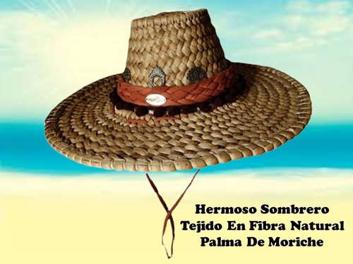 Sombrero Playero De Palma