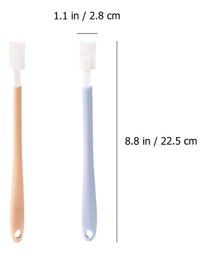 A Juego De 2 Cepillos De Baño Desechables Para Limpiar