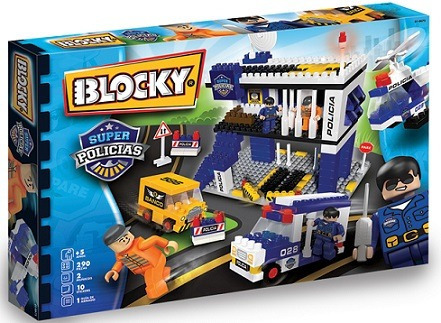 Bloques Blocky Super Policía X 290 Piezas. Rasti