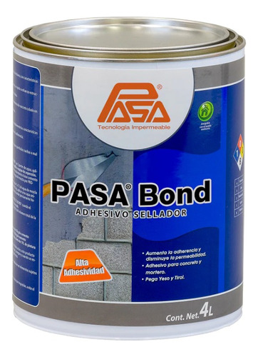 Pasa Bond Adhesivo Sellador Galón 4 Lt