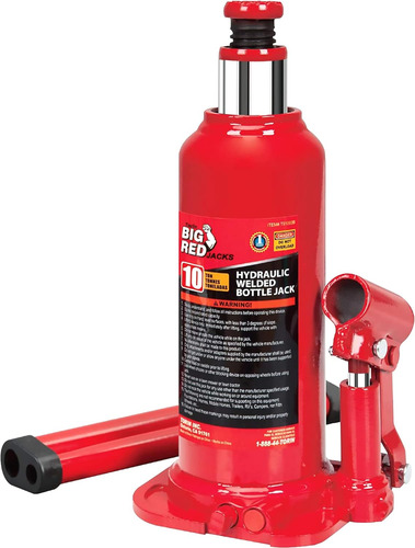 Gato Hidraulico Tipo Botella 10 Toneladas Big Red Tienda