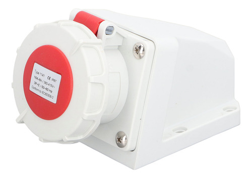 Conector De Alimentación Industrial 4 16a 3p+e Ip67 A Prueba