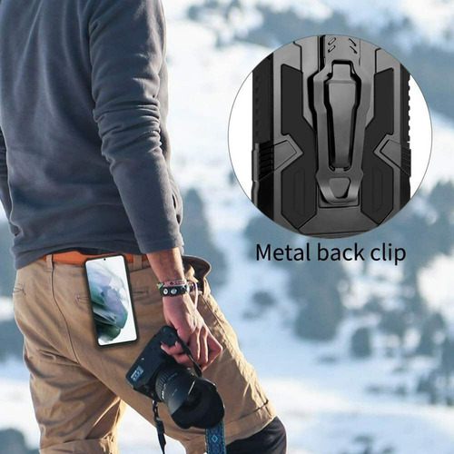 Estuche Protector Antichoque Armor Bracket Samsung S21 Plus