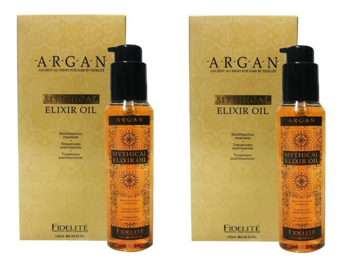 Reparador Para El Pelo Fidelite Elixir Argan X 120ml X 2