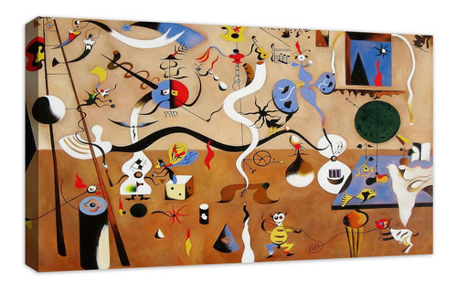 Cuadro Canvas El Carnaval Del Arlequín Joan Miró