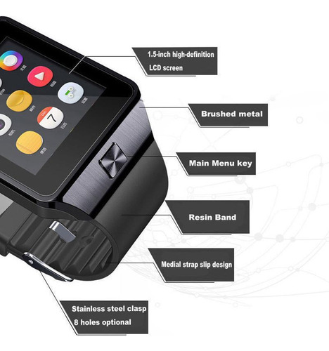 Smart Watch Cellular With Chip And Camera