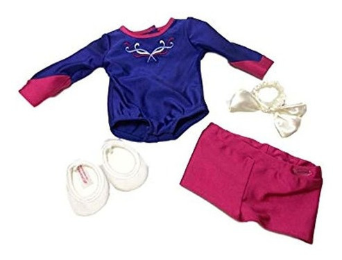 American Girl Gimnasia Outfit Exclusivo Para 18'' Muñecas (m