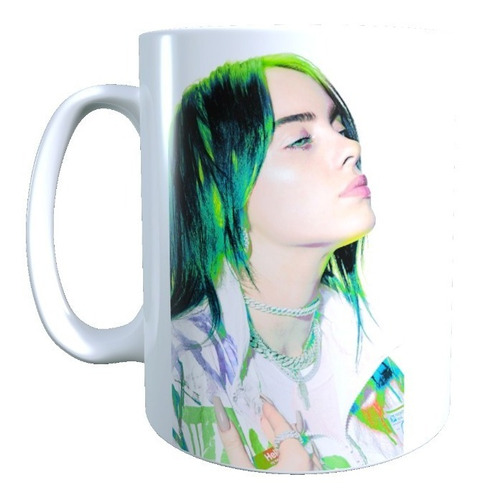 Taza Billie Eilish, Lovely, Código Spotify 320 Cc