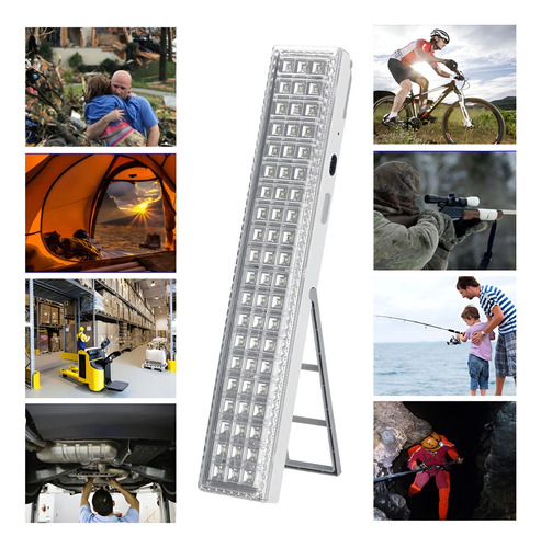 Lampara Emergencia Portatil 60w Luz Recargable Luz Casa Led