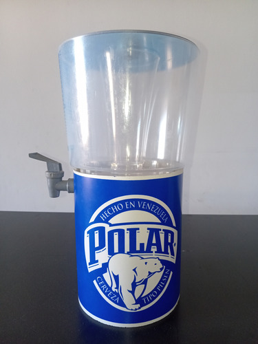 Sifón De Cerveza Polar Con Jarra Hielera.