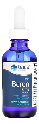 Trace Minerals Boro Iônico 6mg Líquido 59 Ml