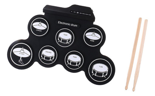 Conjunto De Batería Electrónica Portátil Kit De Batería