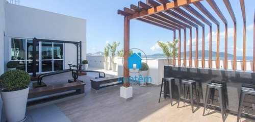 Ad0032 - Condomínio Mirante Apartamento Duplex Com 2 Dormitórios À Venda, 87 M² Por R$ 597.000 - José Menino - Santos/sp - Ad0032