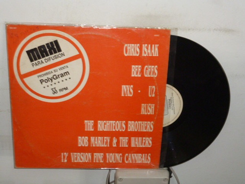 U2 Bee Gees Bob Marley Maxi Difusion Vinilo Promo Ar Jcd055