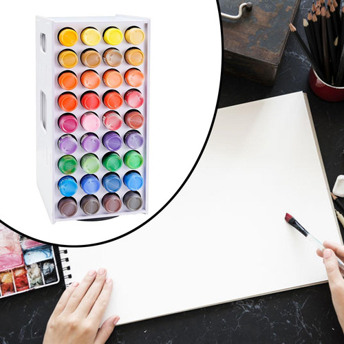 Organizador De Armazenamento De Pintura Artesanal Com 72