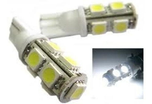 Led T10 9 Smd Grande Posicion,patente Blanco,super Oferta !!