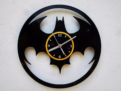 Reloj De Disco Vinil Vinilo Acetato Lp Batman Classic
