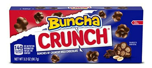 Caja De 12 Unidades De Crunch Buncha Crunch, Chocolate Con L