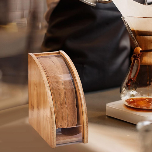 Suporte De Papel De Filtro De Café Com Tampa À Prova De