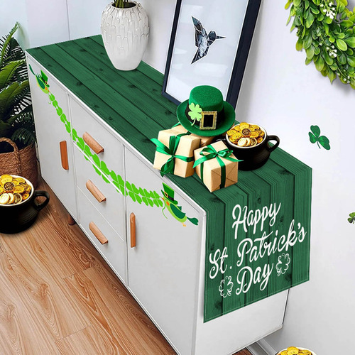 Mantel En Forma De U Con Bandera, Fiesta Navideña, Cocina, T