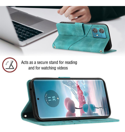 Carcasa For Motorola Moto Edge 40 Neo Cartera Flip Cover