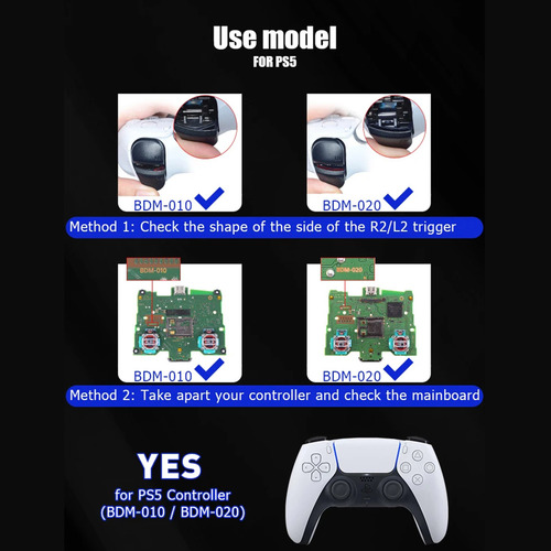 Botón Trasero Para Mando De Ps5 Con Kit De Botones De Joysti