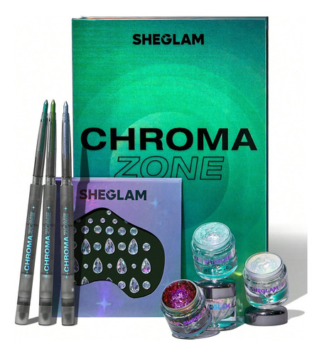 Chroma Zone Full Collection Set X Sheglam Maquillaje Origin