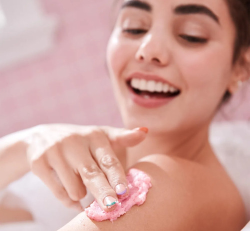 Exfoliante Corporal Sandia Con Cristales De Sal De Cyzone
