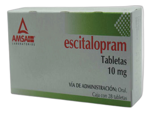Escitalopram (amsa) C/28 Tabs. 10 Mg.