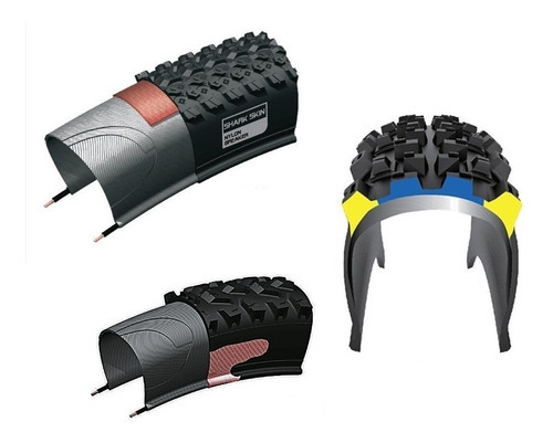 Llantas De Bicicleta 29 X 2.0 Chaoyang Plegables X2 Unidades Color Negro