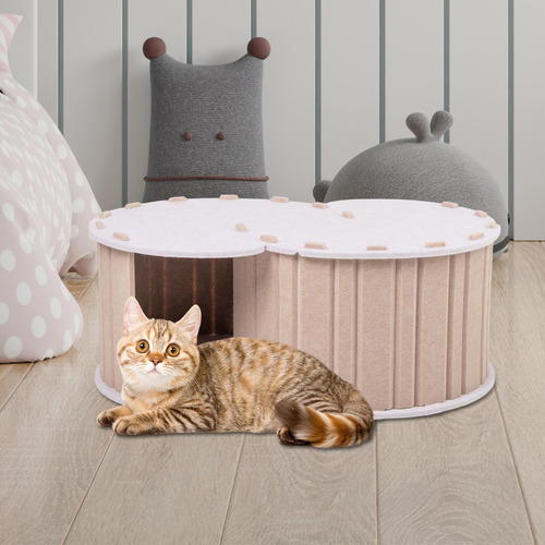 Cat Bed Nido De Gato Todas Universal Scratch Hideaway Cave