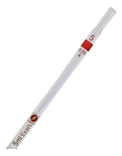 Pipeta Serologica Vidrio Clase A 5 Ml Div 0.05 Ml Jf Lhabo