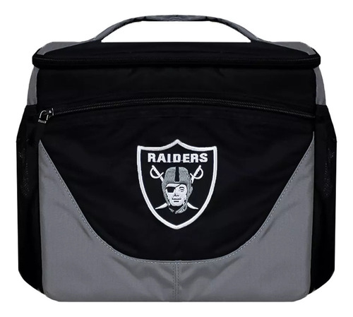 Hielera Nfl Original Diferentes Equipos Para 24 Latas Las Vegas Raiders Mod. 324644