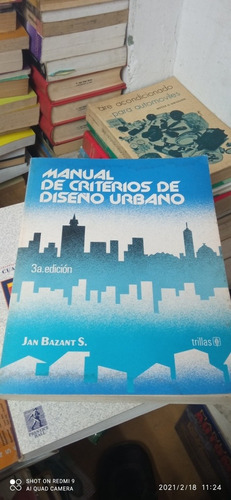 Libro Manual De Criterios De Diseño Urbano 3ra. Jan Bazant