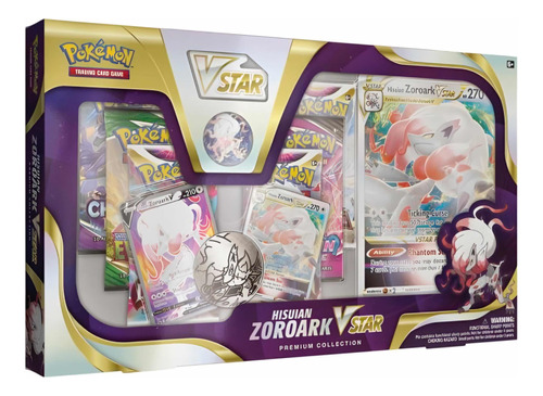 Pokemon Tcg: Colección Premium Hisuian Zoroark Vstar