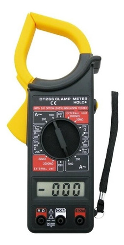 Tester Digital Clamp Meter 500v A Batería Dt266 Portátil