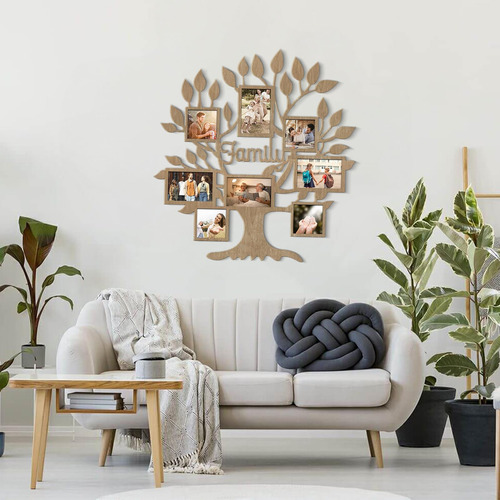 Mode Home Marco De Fotos De Árbol Genealógico De 26 X 27 Pul