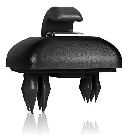 Soporte Runmade Para Gancho Para Parasol De Automovil Negro