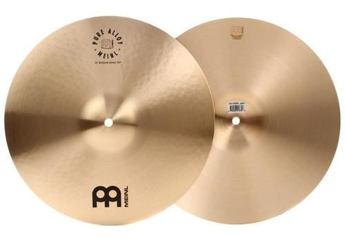Imagen 2 de 4 de Platillo Meinl 14 Hihat Pure Alloy B20 Peso Medio Pa14mh