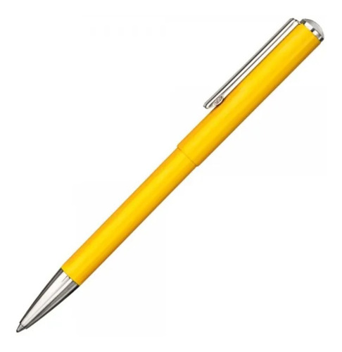 Lapicera Con Sello Heri Cod. 3100 Ind. Alemana Tinta Azul Exterior Amarillo