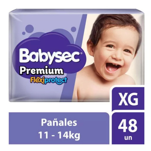 Pañales Babysec Premium Jumbo Pack  XG